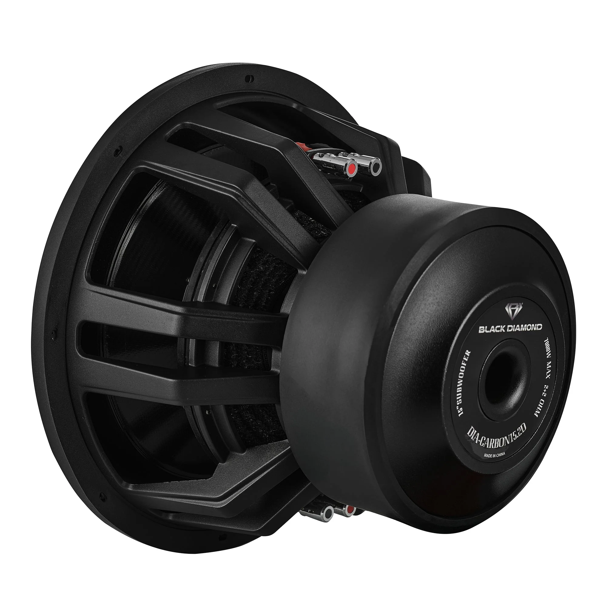 Black Diamond 15" High Excursion Subwoofer with Carbon Fiber Cone | 3500W RMS / 7000W Peak | Dual 2-Ohm Voice Coil - Image 4