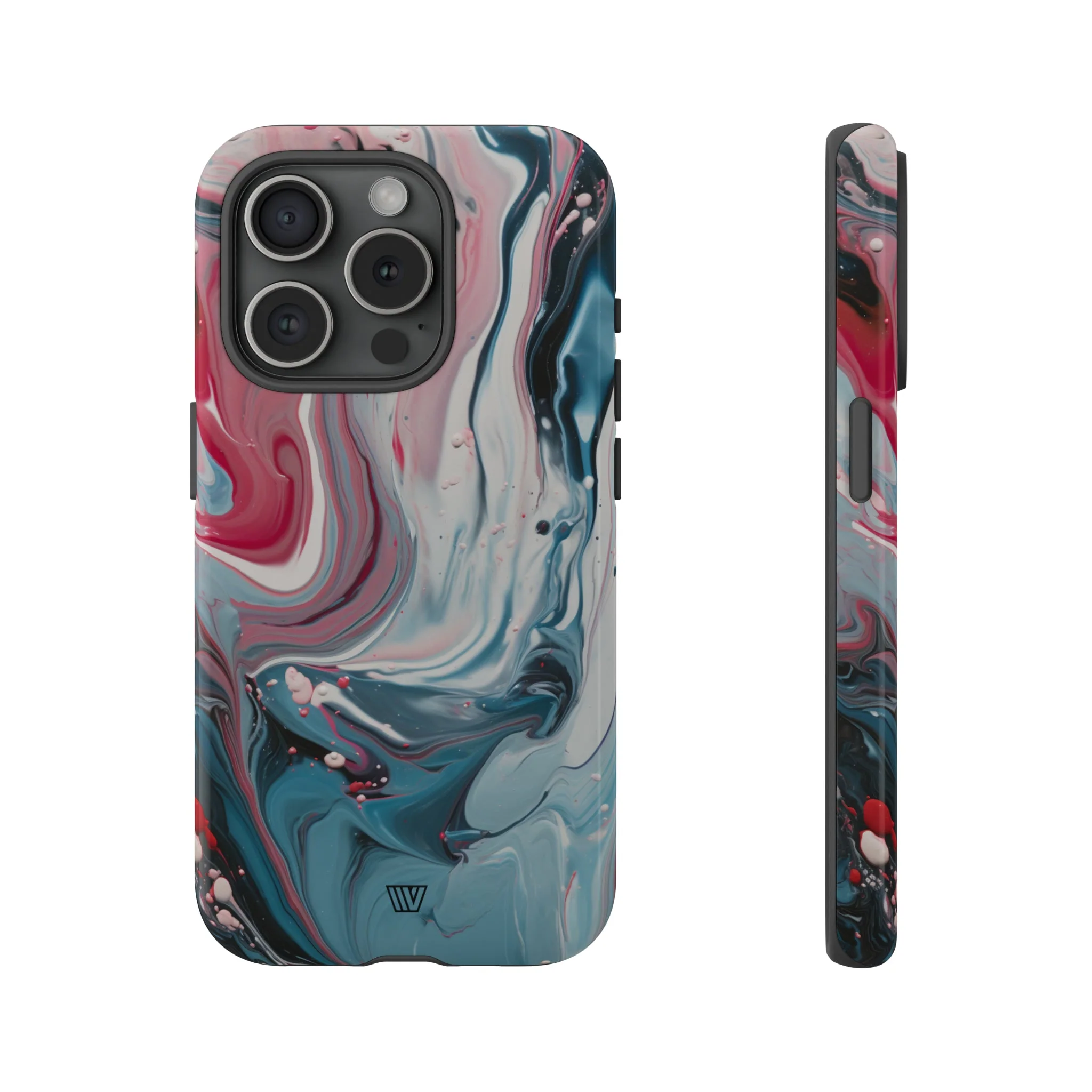 BLUE PASTEL SWIRL | Tough Phone Case - Image 4