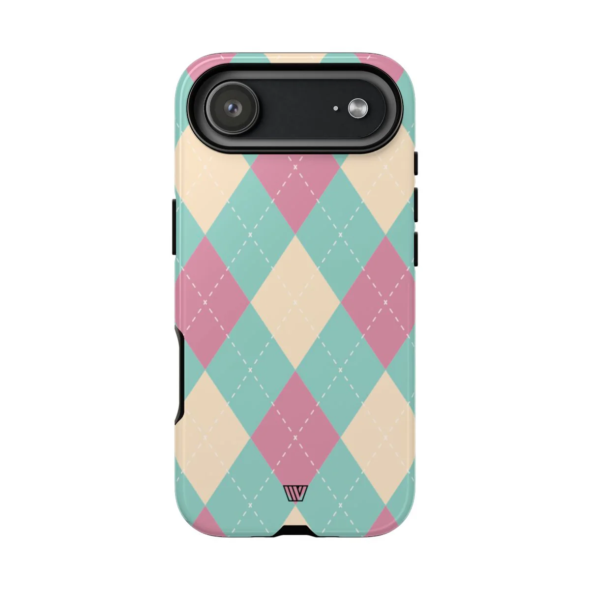 BLUE PINK BEIGE ARGYLE | Tough Phone Case - Image 69