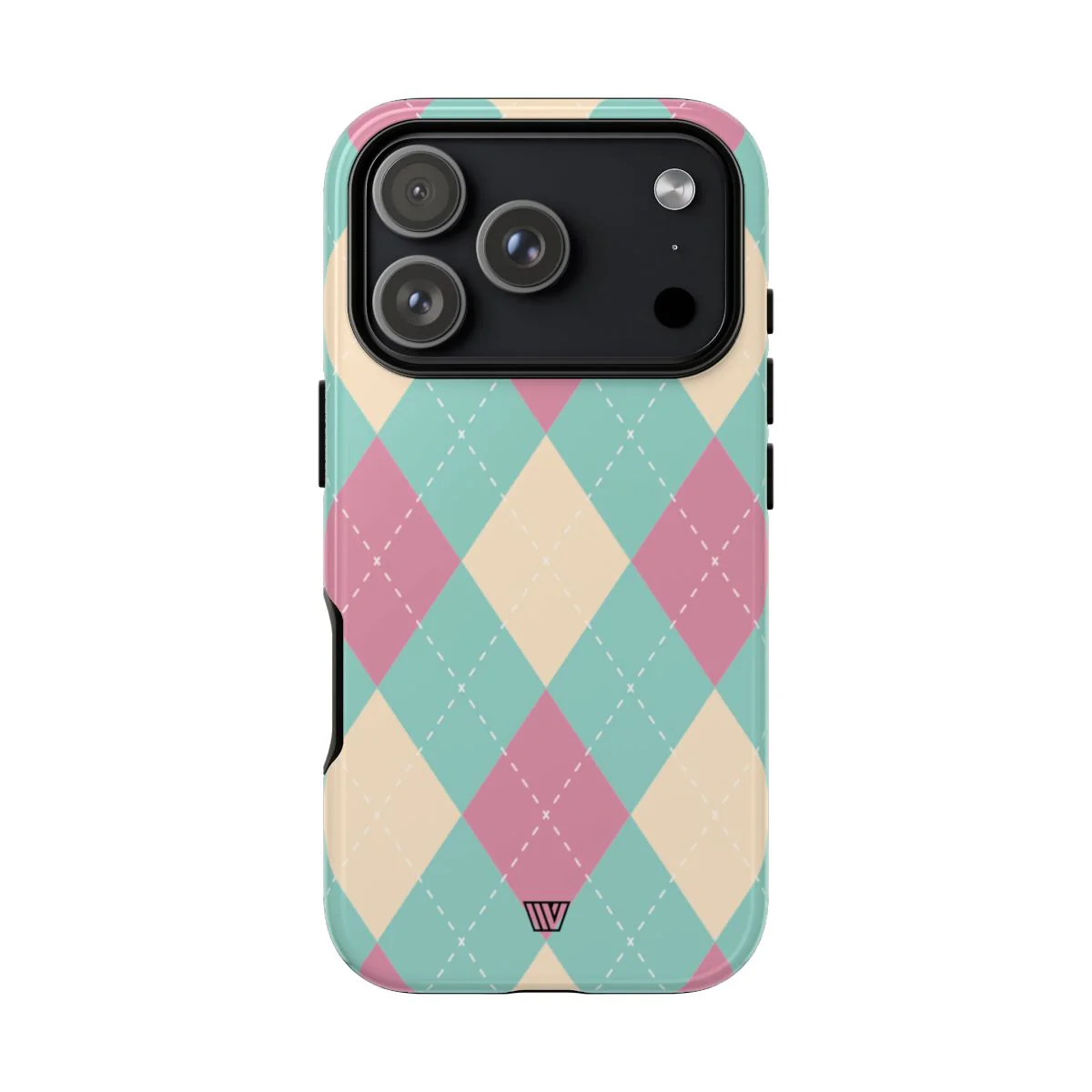 BLUE PINK BEIGE ARGYLE | Tough Phone Case - Image 71