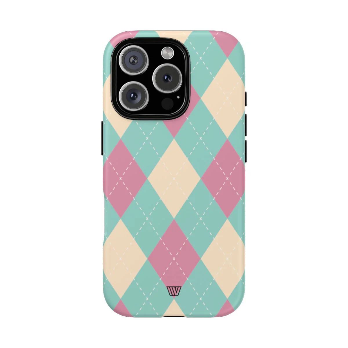 BLUE PINK BEIGE ARGYLE | Tough Phone Case - Image 76