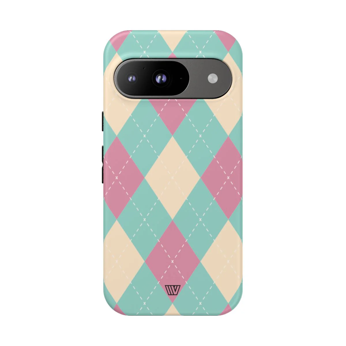BLUE PINK BEIGE ARGYLE | Tough Phone Case - Image 83
