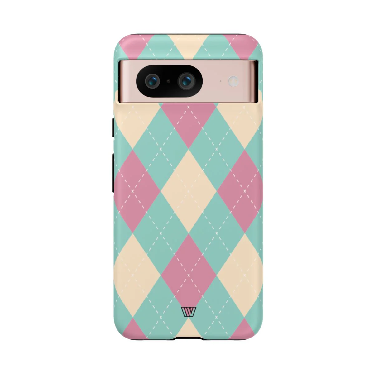 BLUE PINK BEIGE ARGYLE | Tough Phone Case - Image 89