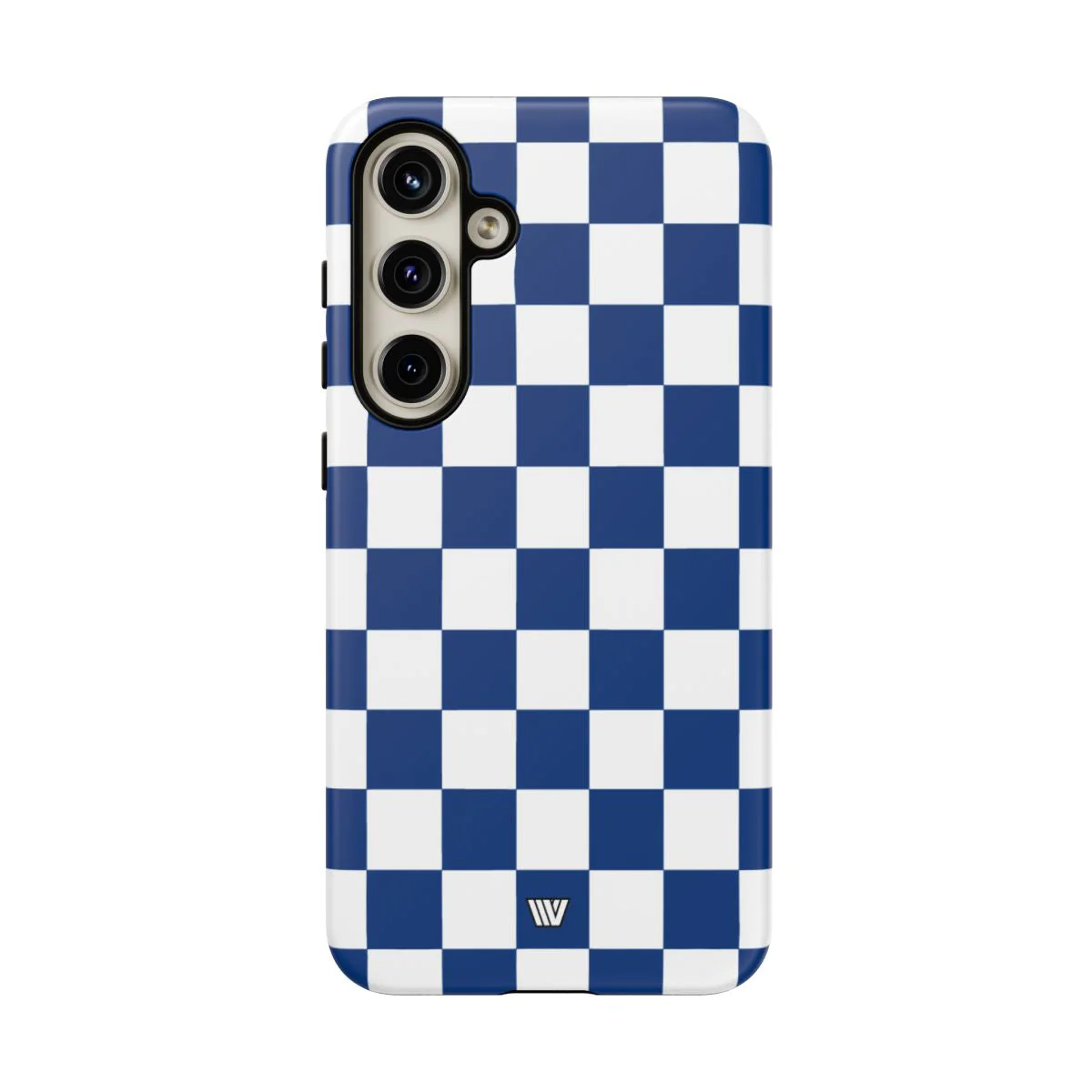 BLUE WHITE CHECKERBOARD | Tough Phone Case - Image 101