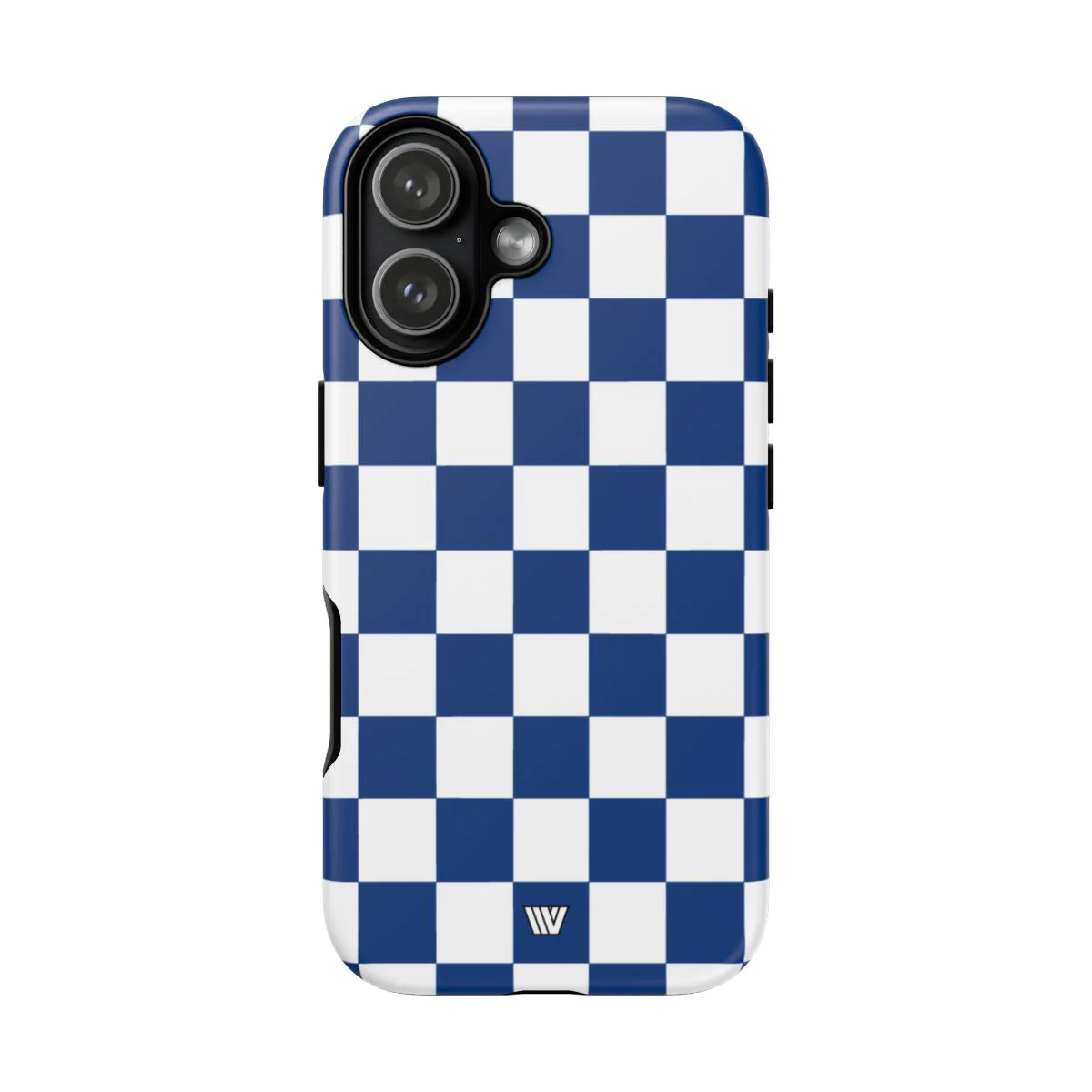 BLUE WHITE CHECKERBOARD | Tough Phone Case - Image 60