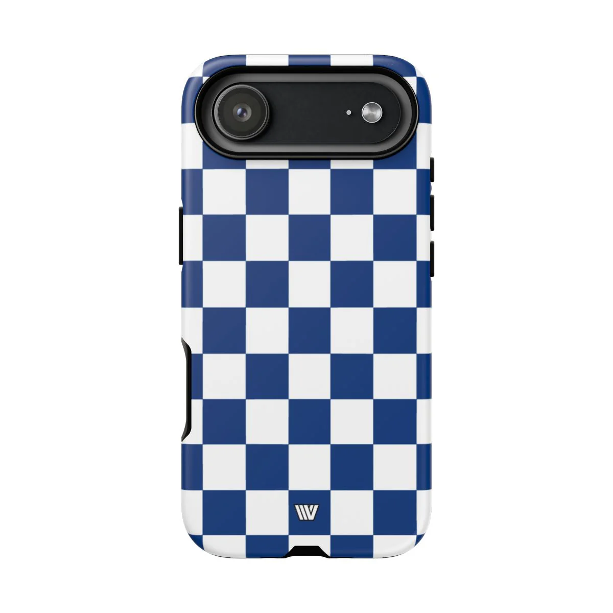 BLUE WHITE CHECKERBOARD | Tough Phone Case - Image 62