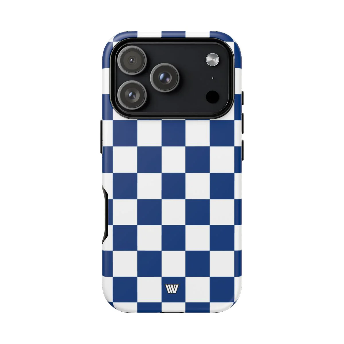 BLUE WHITE CHECKERBOARD | Tough Phone Case - Image 64