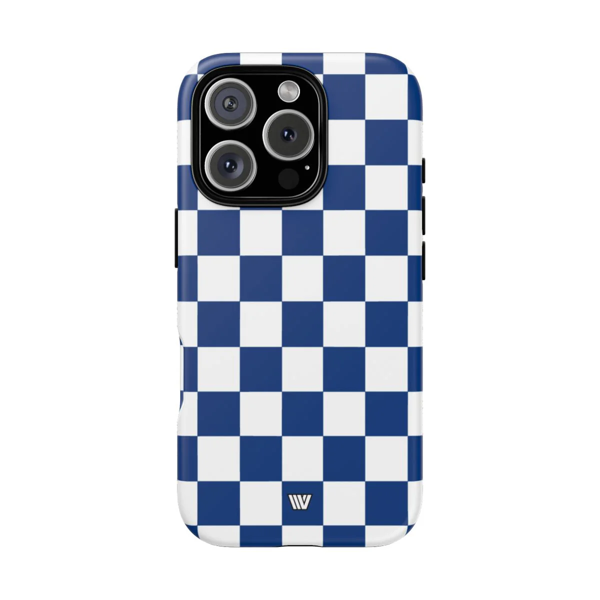 BLUE WHITE CHECKERBOARD | Tough Phone Case - Image 68