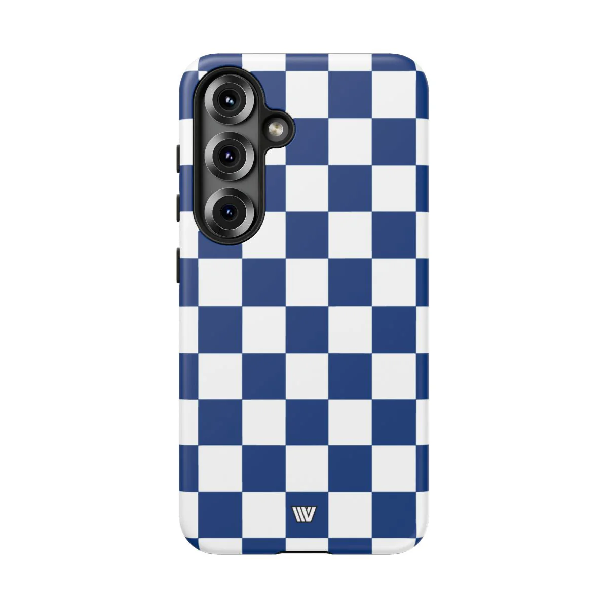 BLUE WHITE CHECKERBOARD | Tough Phone Case - Image 93