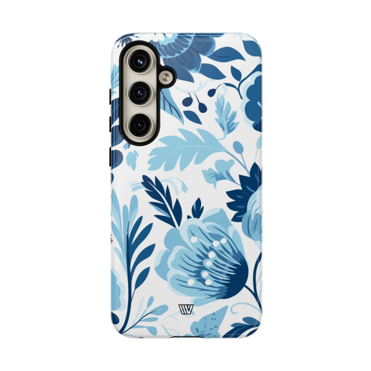 BLUE WHITE FLOWERS | Tough Phone Case - Image 100