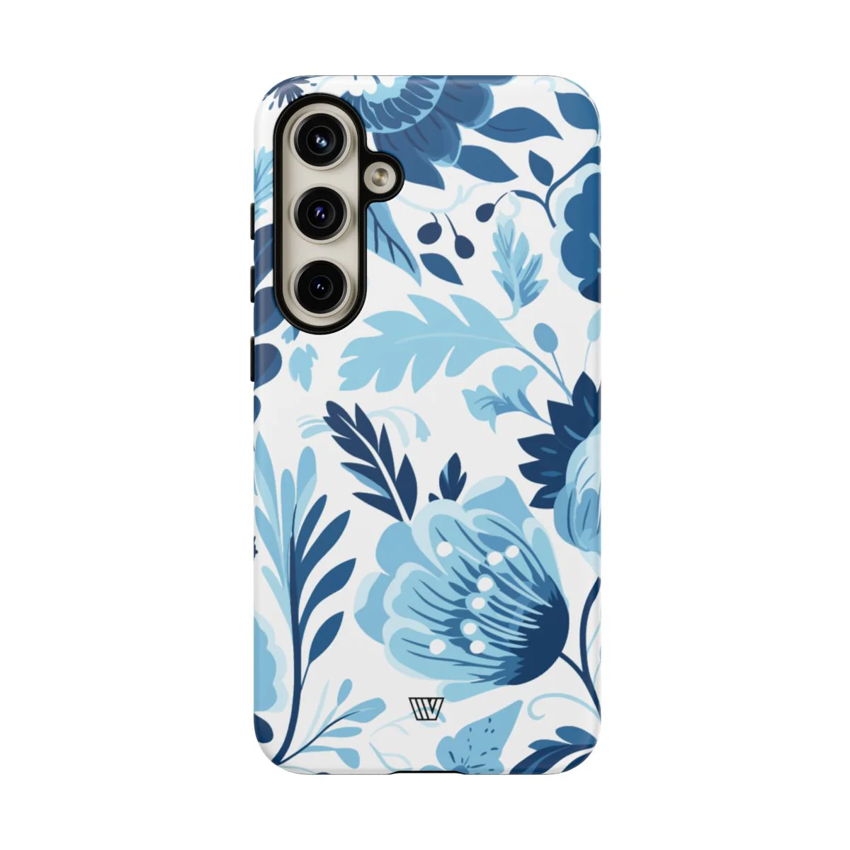 BLUE WHITE FLOWERS | Tough Phone Case - Image 101