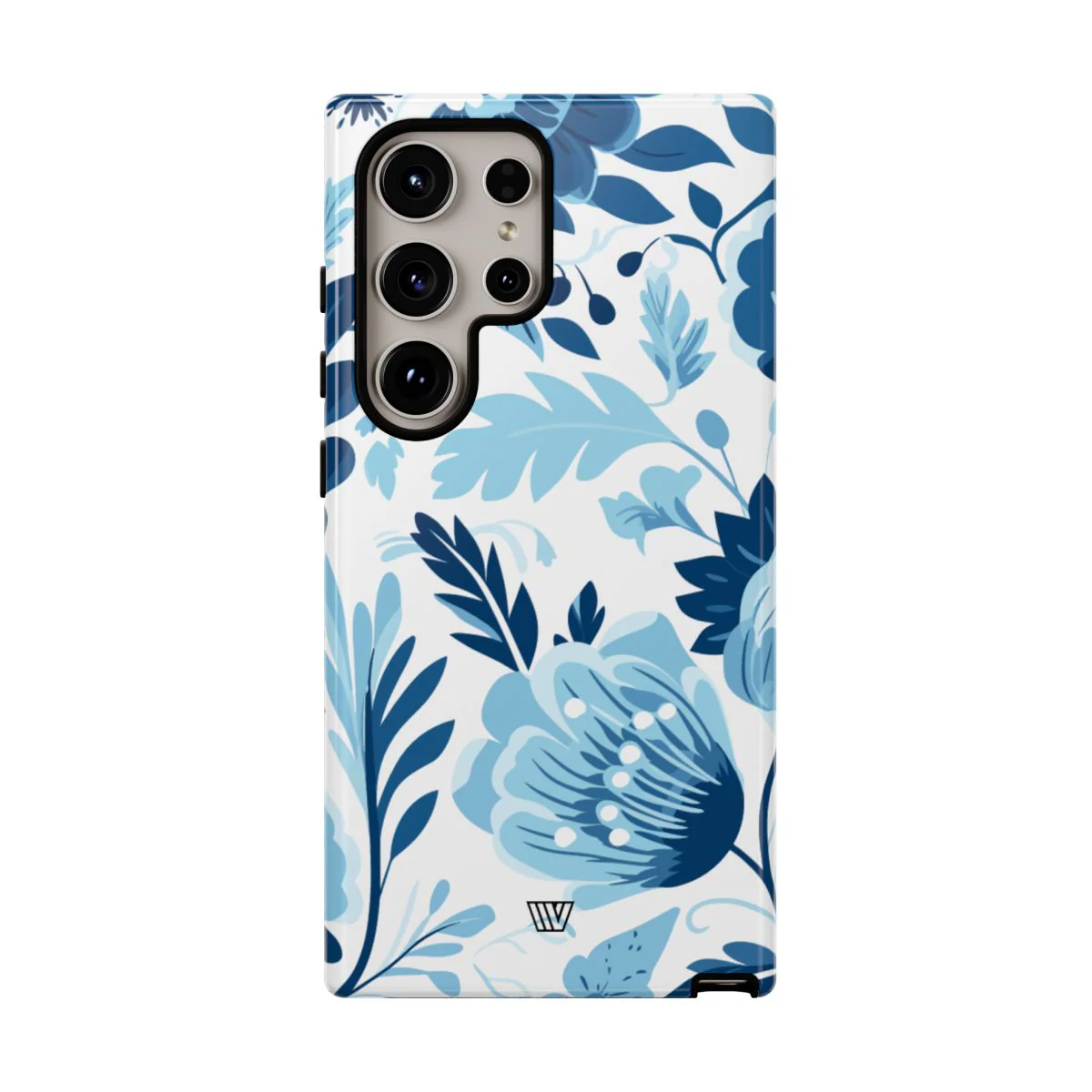 BLUE WHITE FLOWERS | Tough Phone Case - Image 102