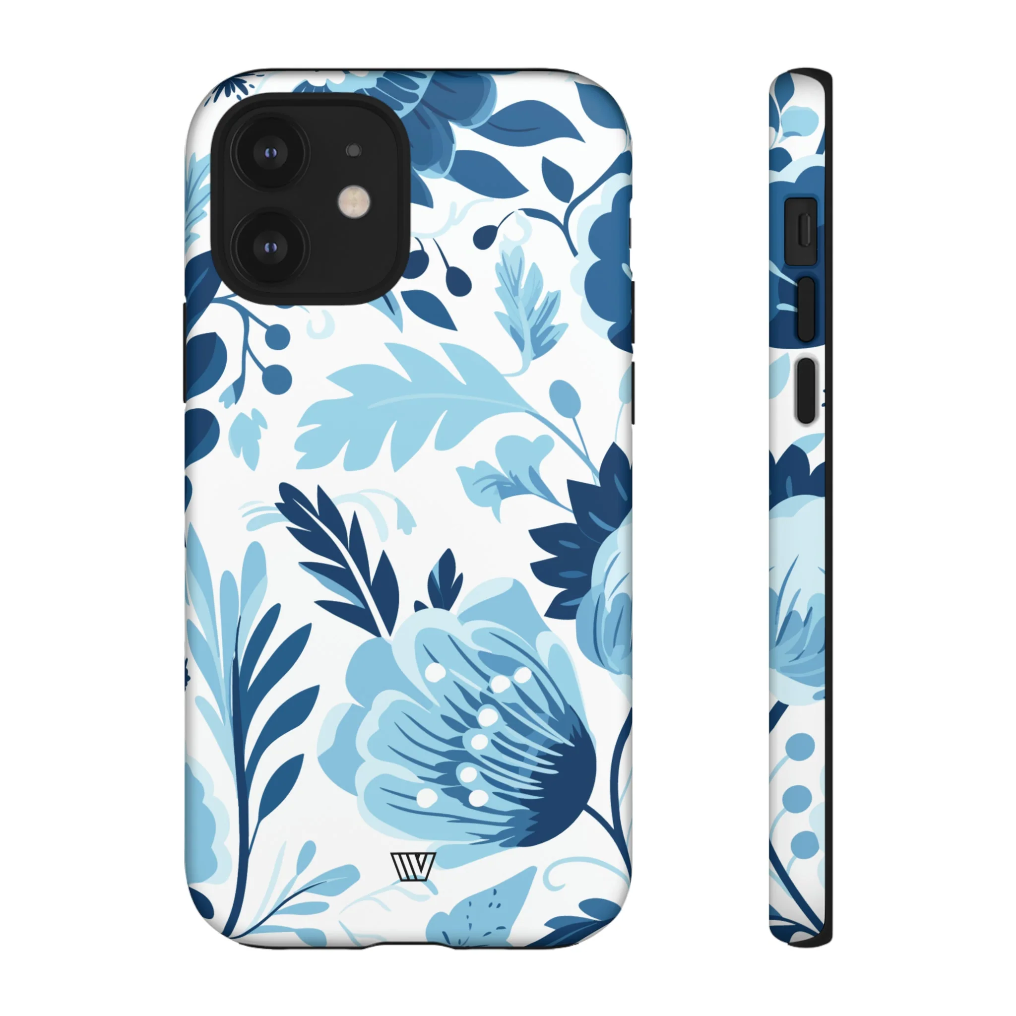 BLUE WHITE FLOWERS | Tough Phone Case - Image 11