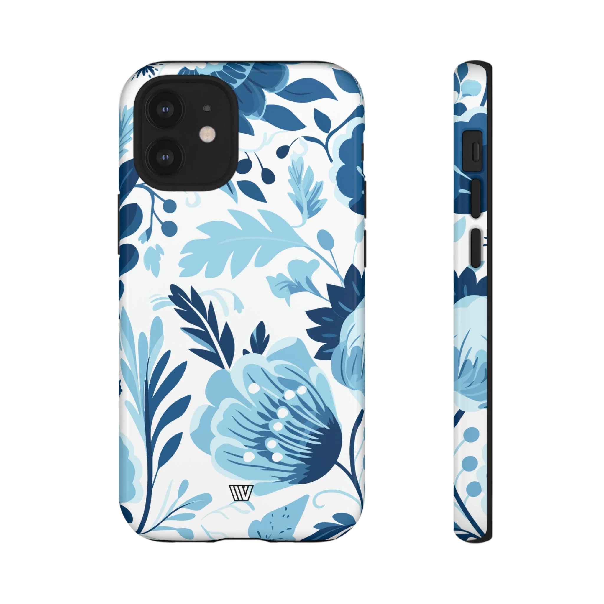 BLUE WHITE FLOWERS | Tough Phone Case - Image 12