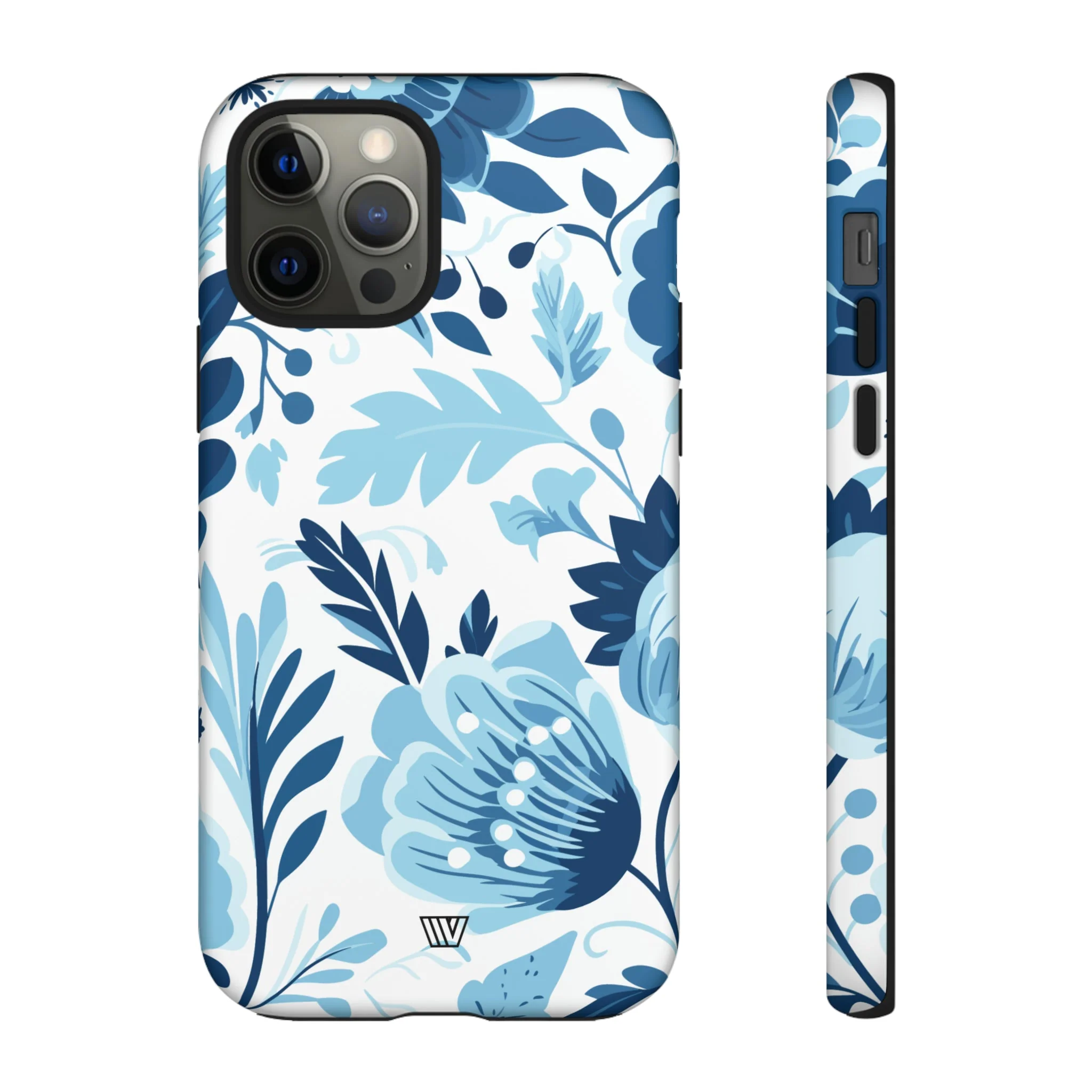 BLUE WHITE FLOWERS | Tough Phone Case - Image 15