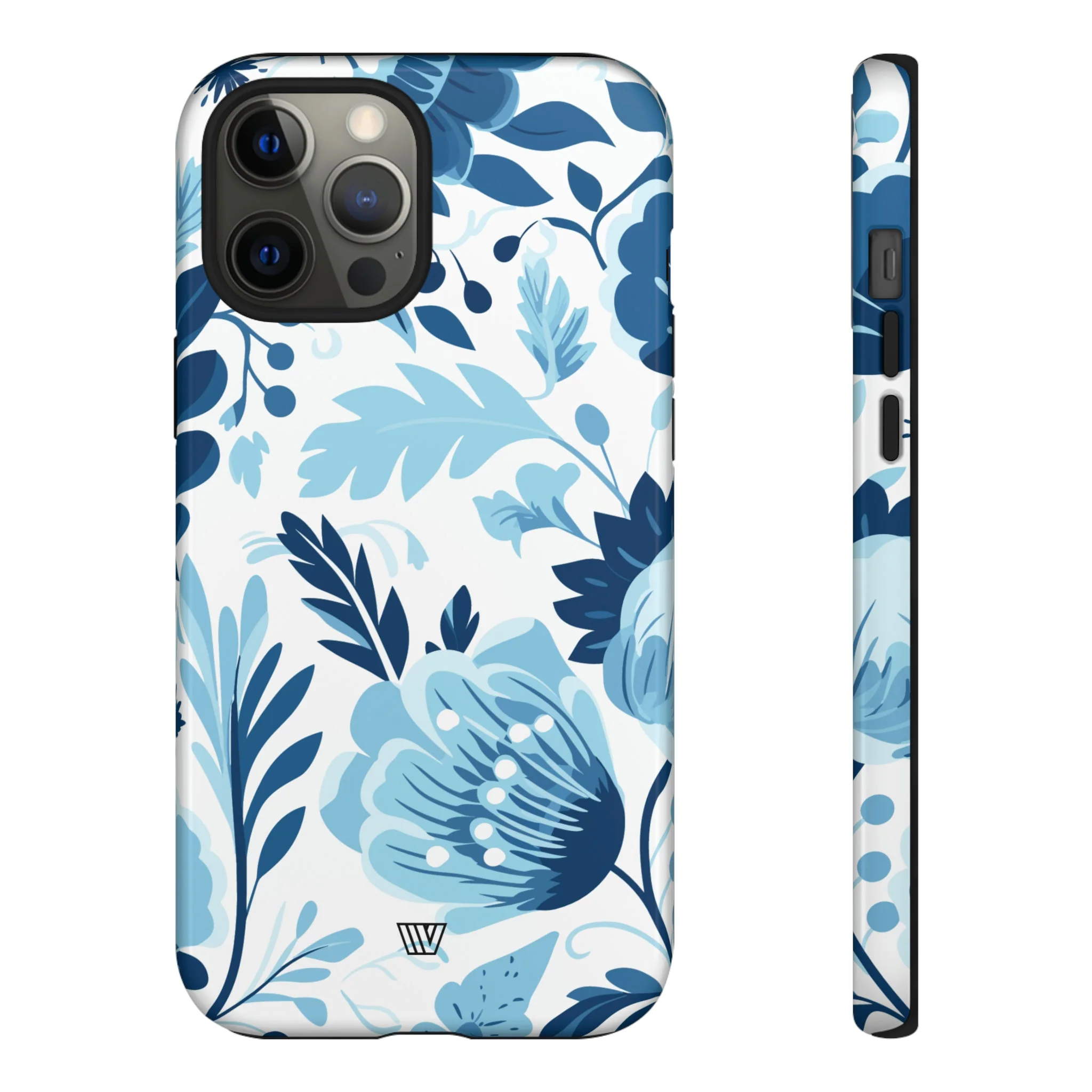 BLUE WHITE FLOWERS | Tough Phone Case - Image 16