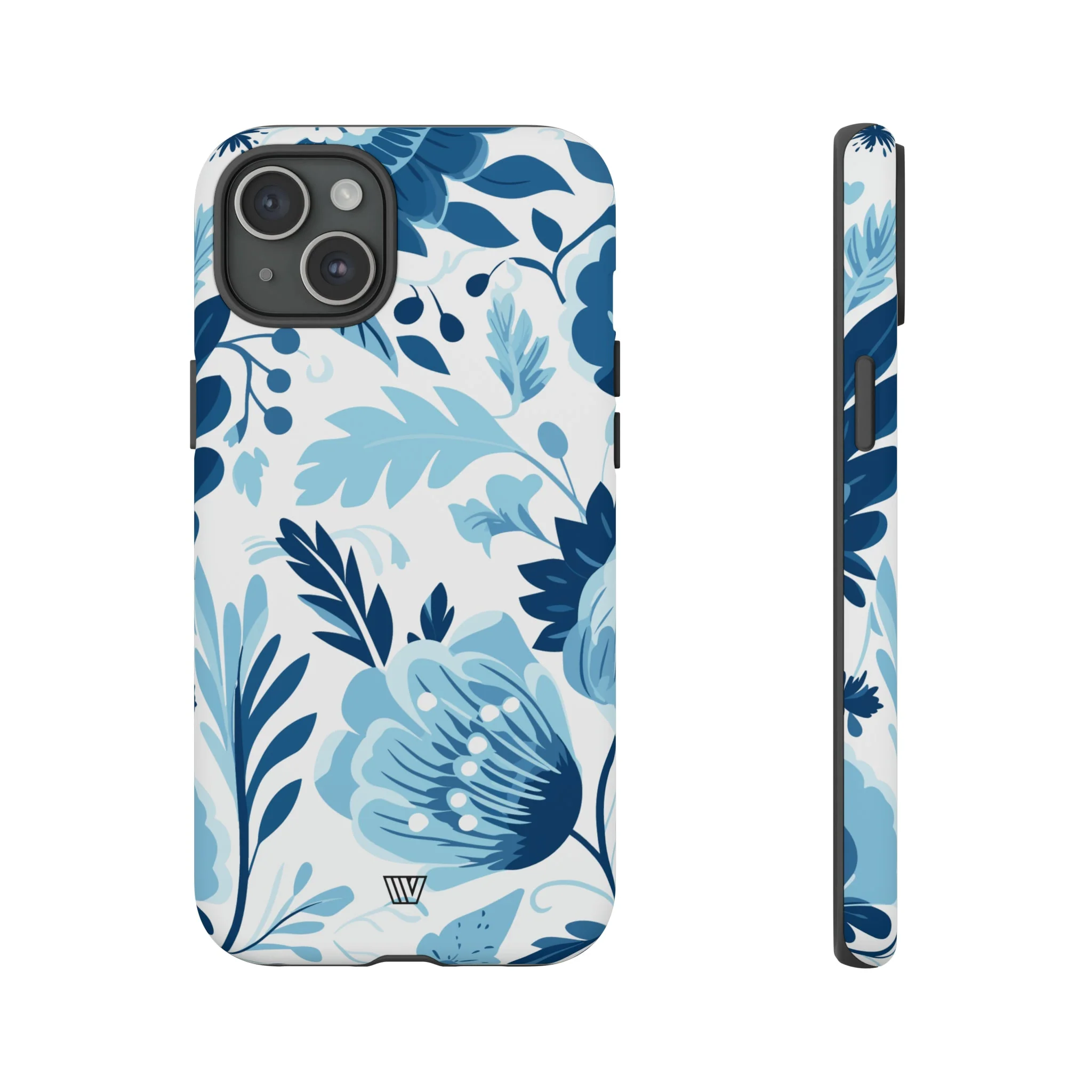 BLUE WHITE FLOWERS | Tough Phone Case - Image 19