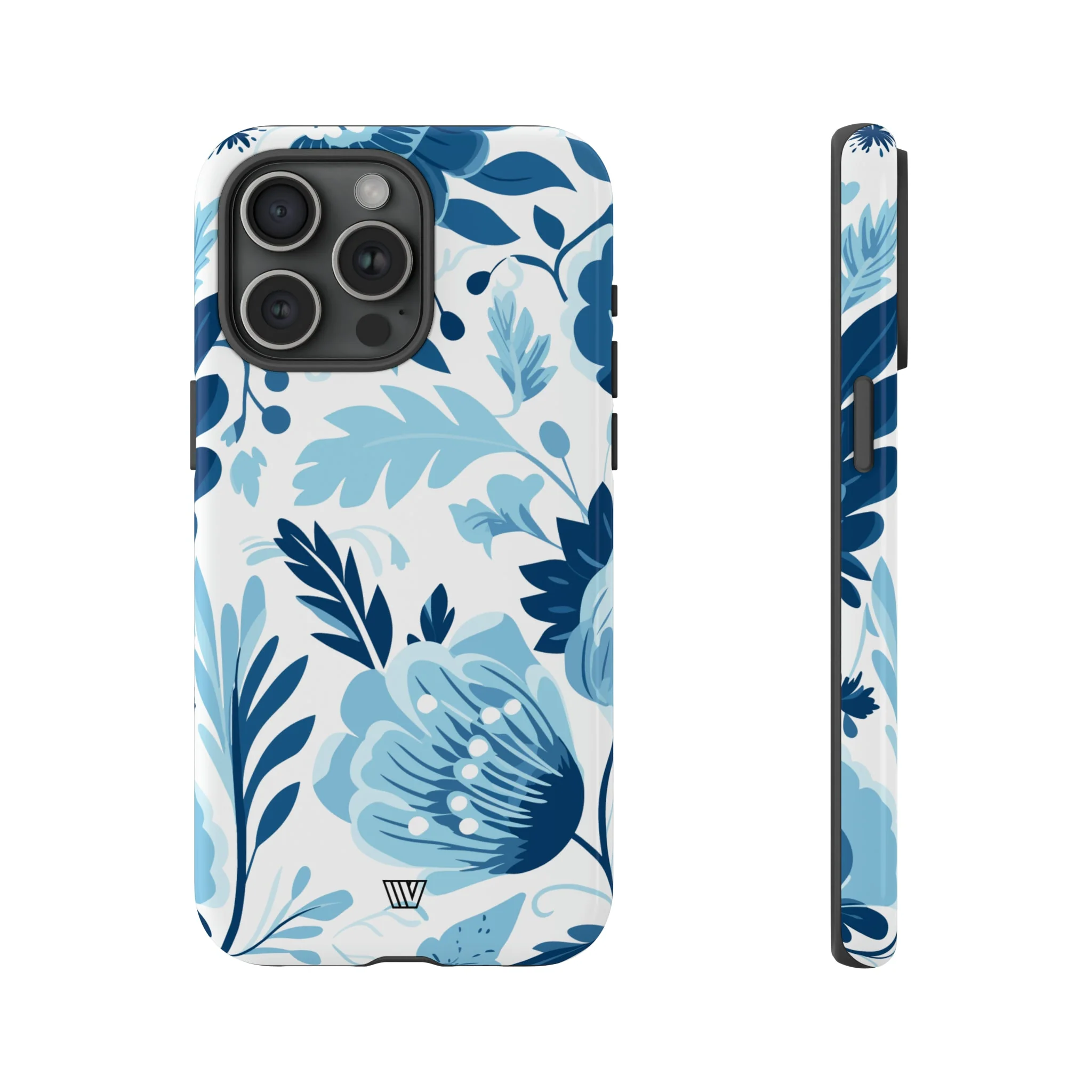 BLUE WHITE FLOWERS | Tough Phone Case - Image 20