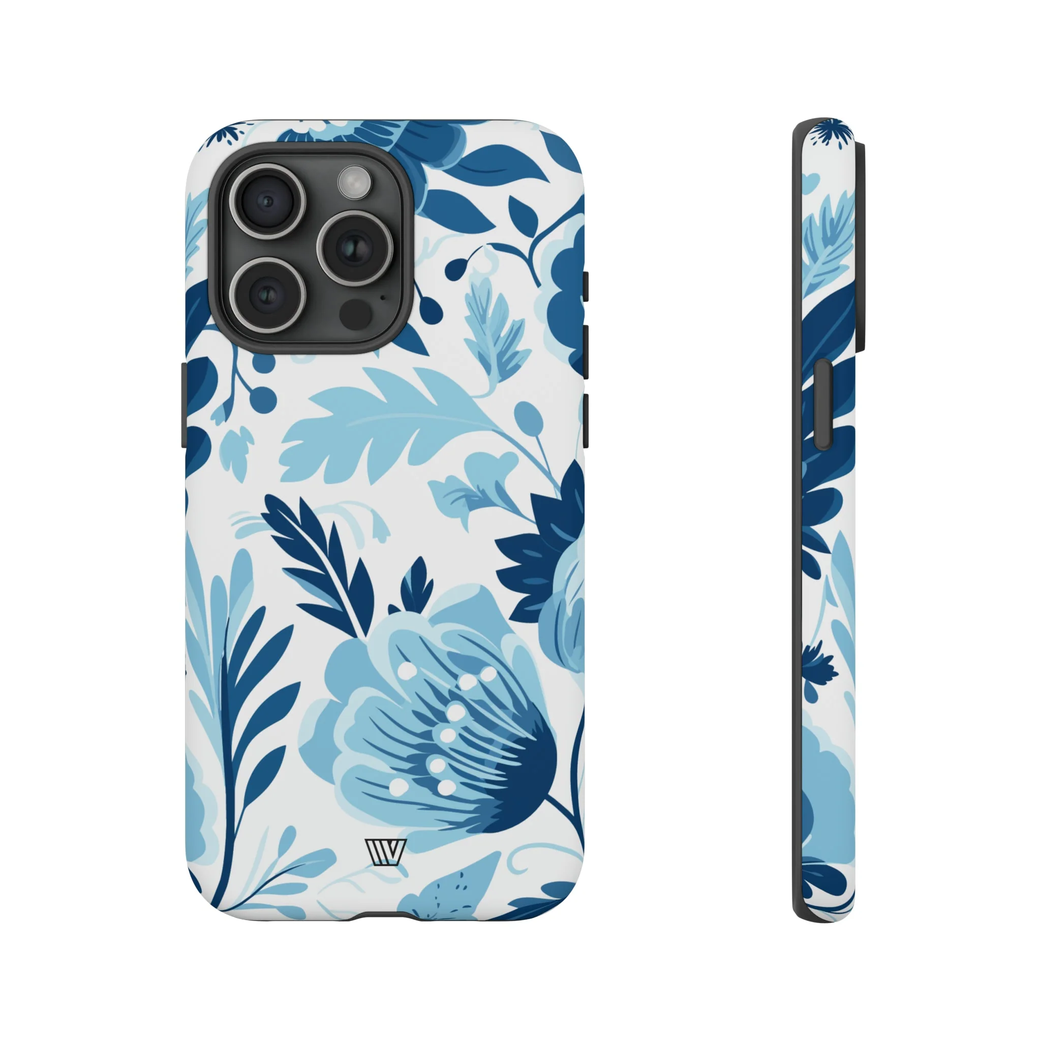 BLUE WHITE FLOWERS | Tough Phone Case - Image 21