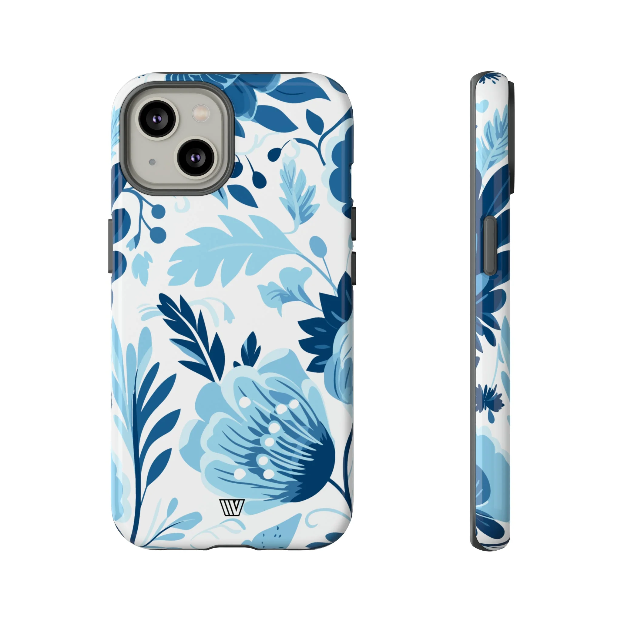 BLUE WHITE FLOWERS | Tough Phone Case - Image 22