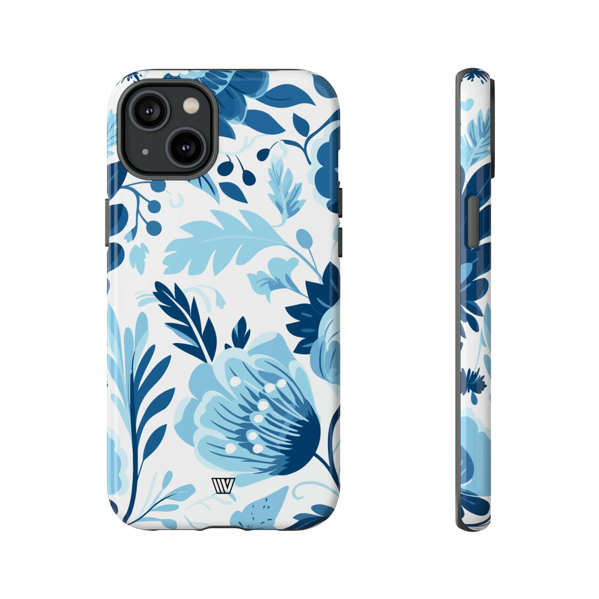 BLUE WHITE FLOWERS | Tough Phone Case - Image 26