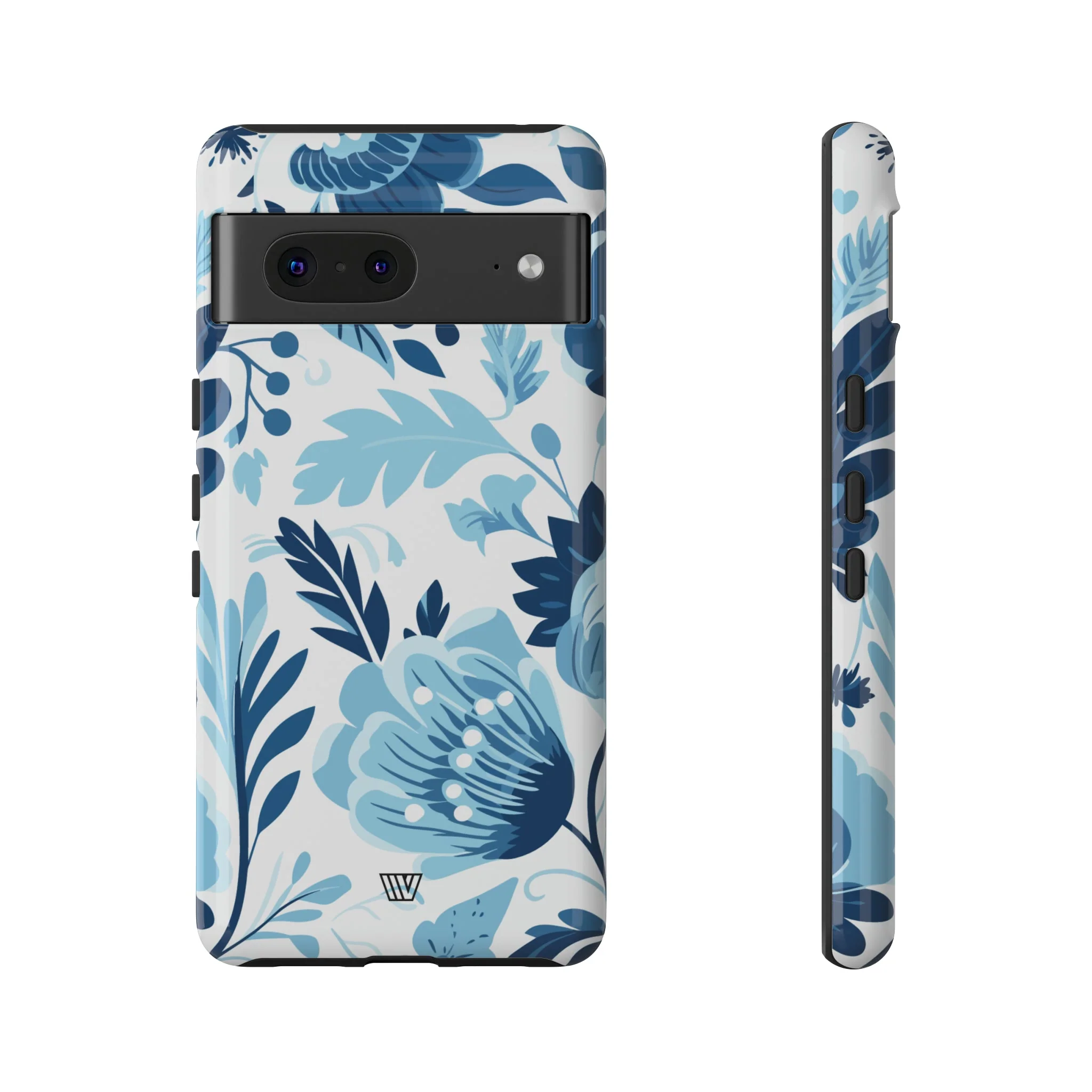 BLUE WHITE FLOWERS | Tough Phone Case - Image 28