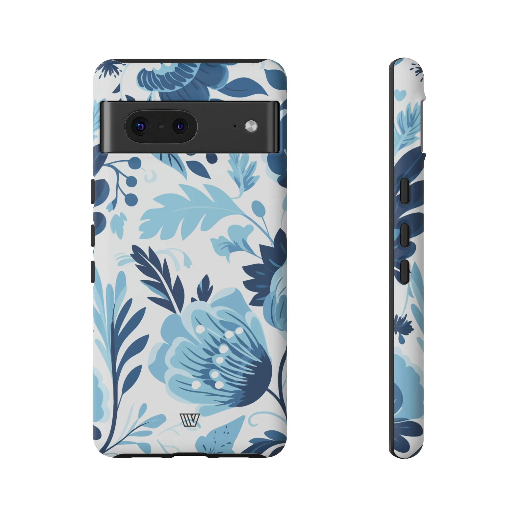 BLUE WHITE FLOWERS | Tough Phone Case - Image 29