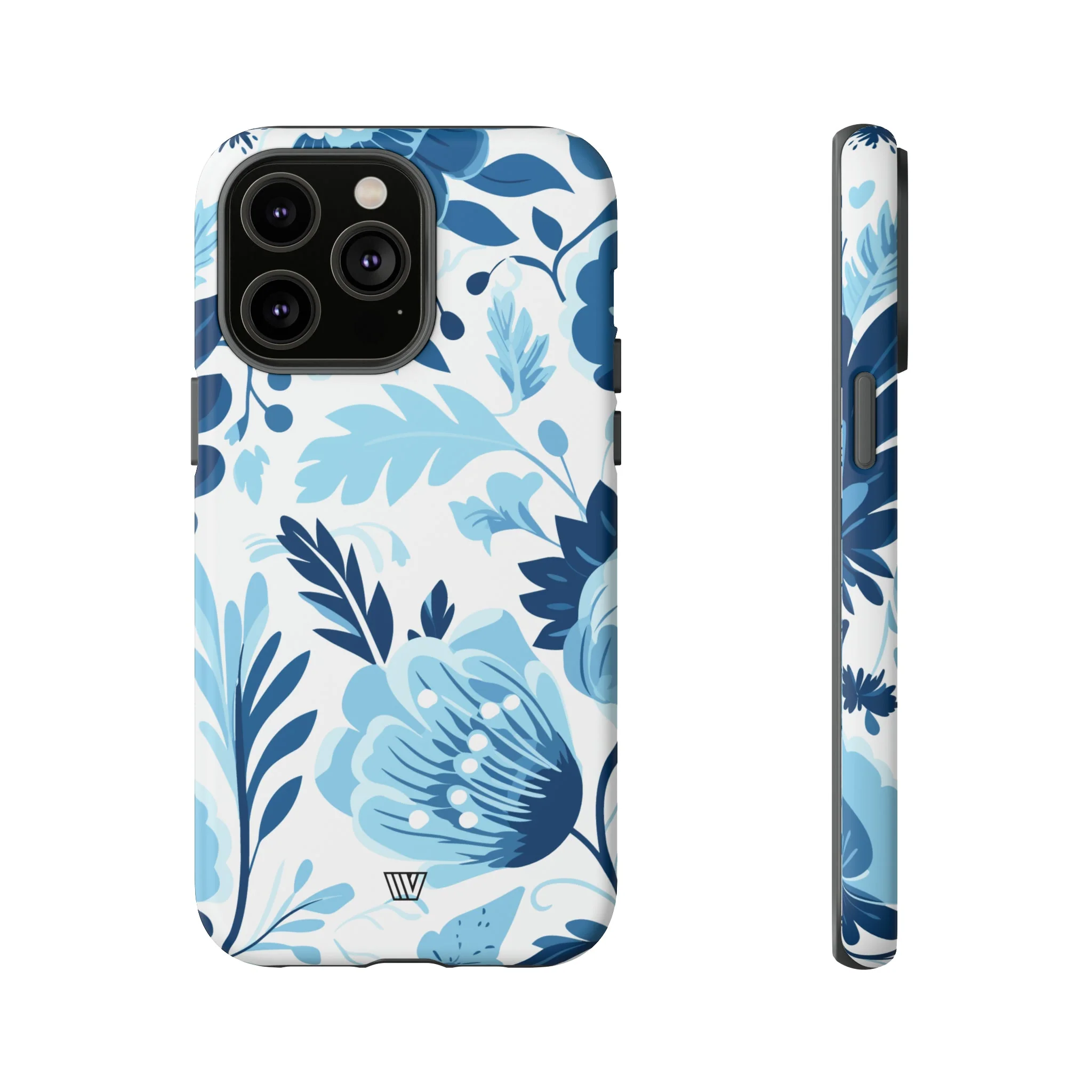 BLUE WHITE FLOWERS | Tough Phone Case - Image 31