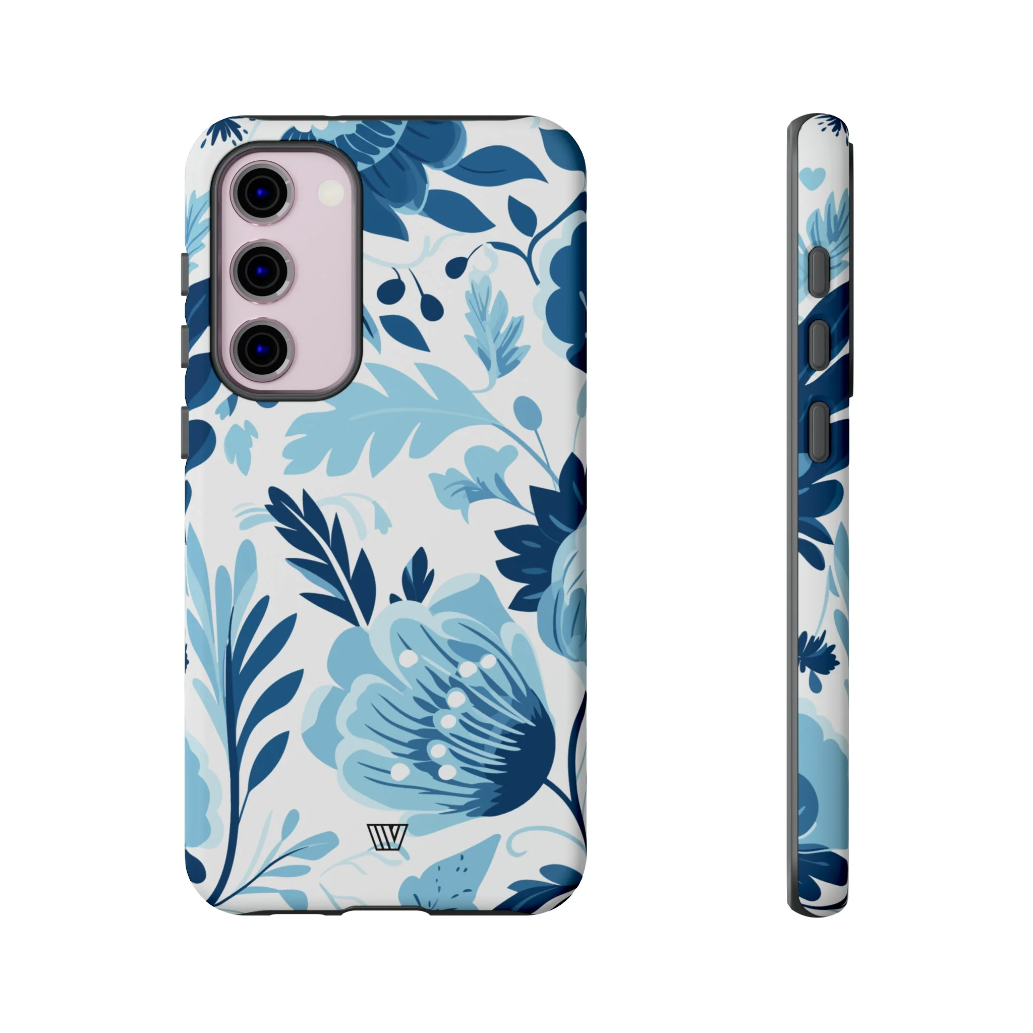 BLUE WHITE FLOWERS | Tough Phone Case - Image 35