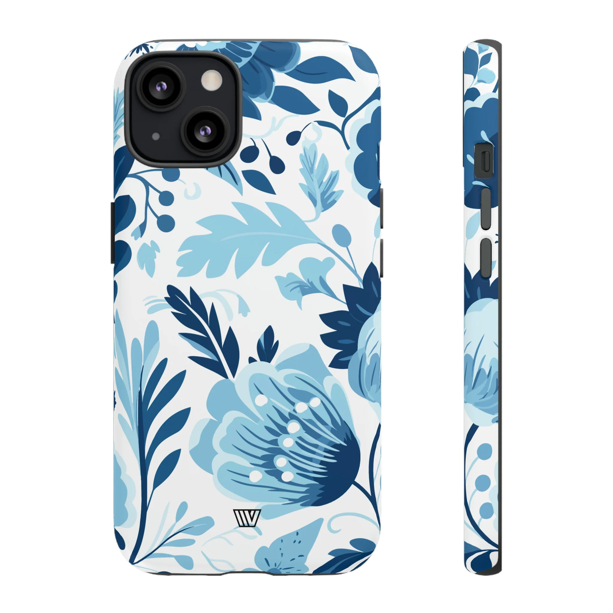 BLUE WHITE FLOWERS | Tough Phone Case - Image 53