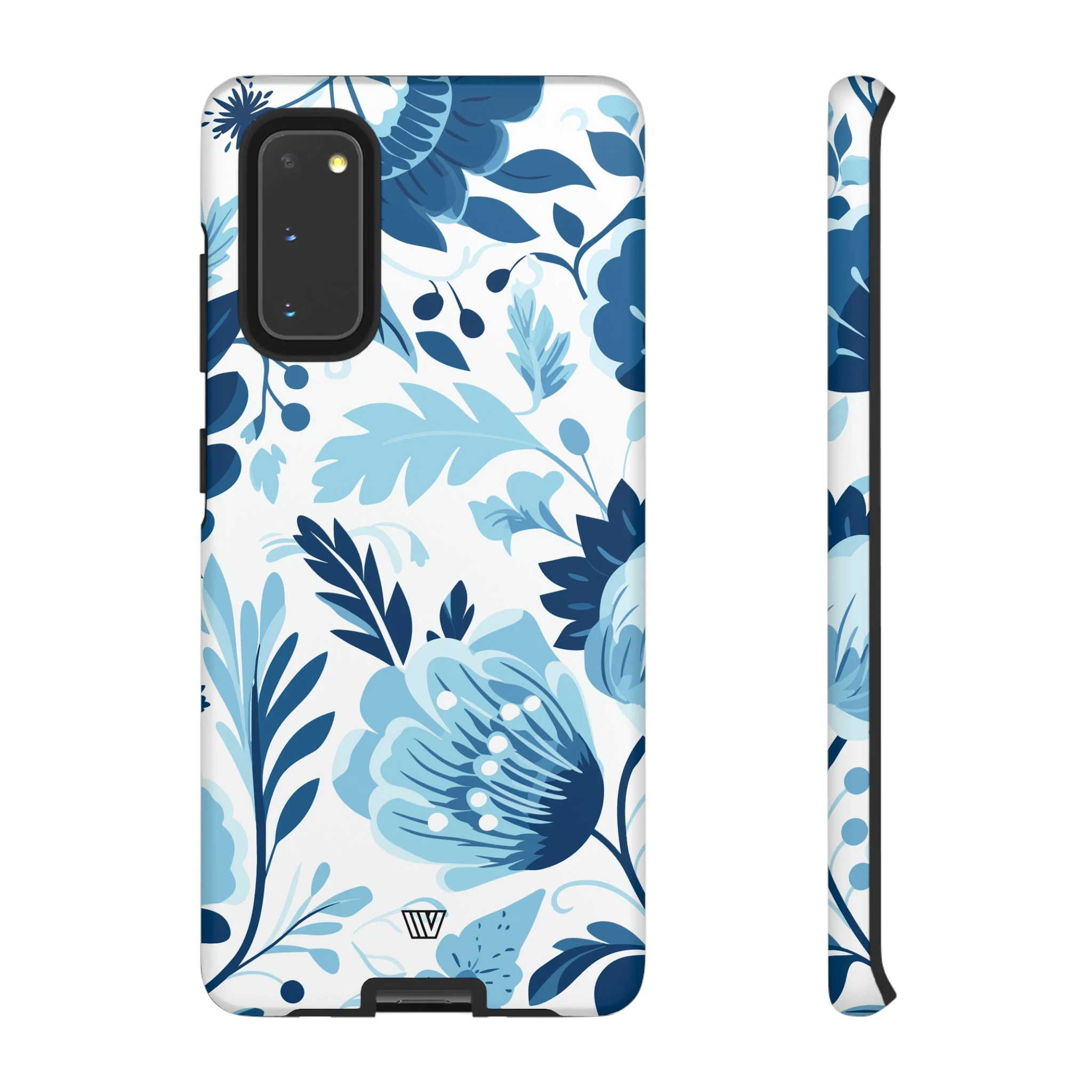 BLUE WHITE FLOWERS | Tough Phone Case - Image 55