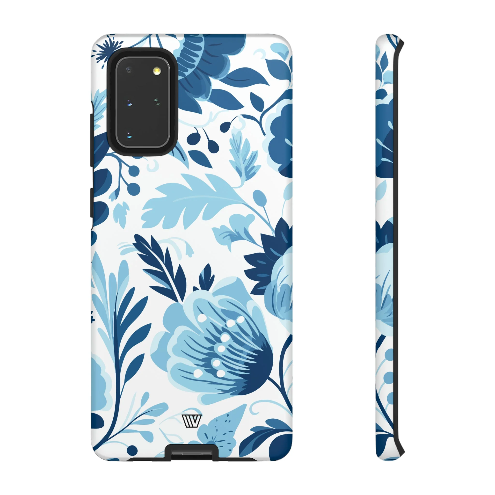 BLUE WHITE FLOWERS | Tough Phone Case - Image 57