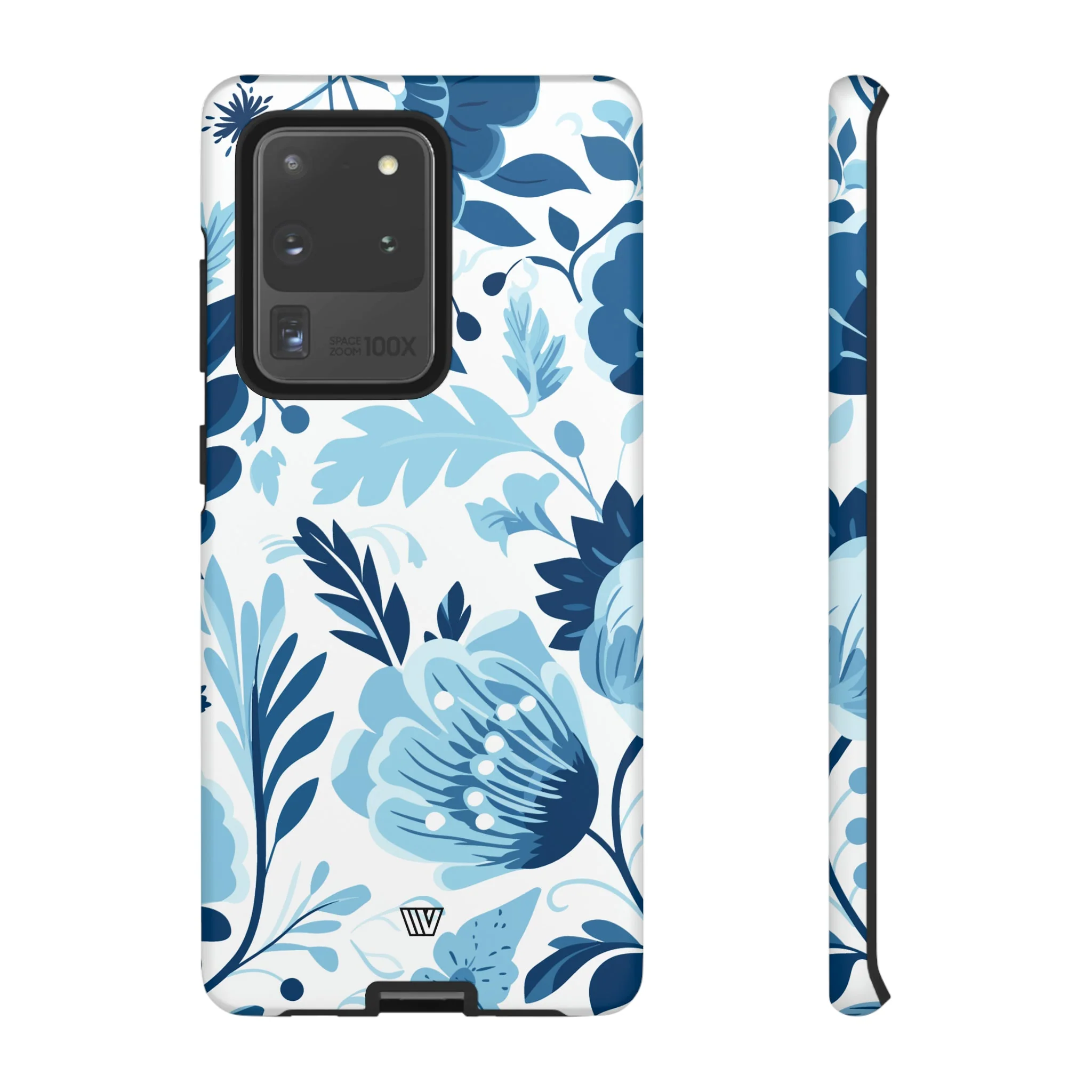 BLUE WHITE FLOWERS | Tough Phone Case - Image 59