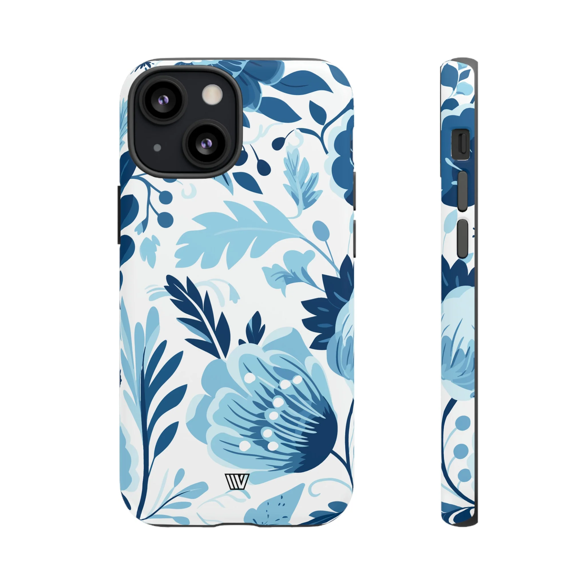 BLUE WHITE FLOWERS | Tough Phone Case - Image 62