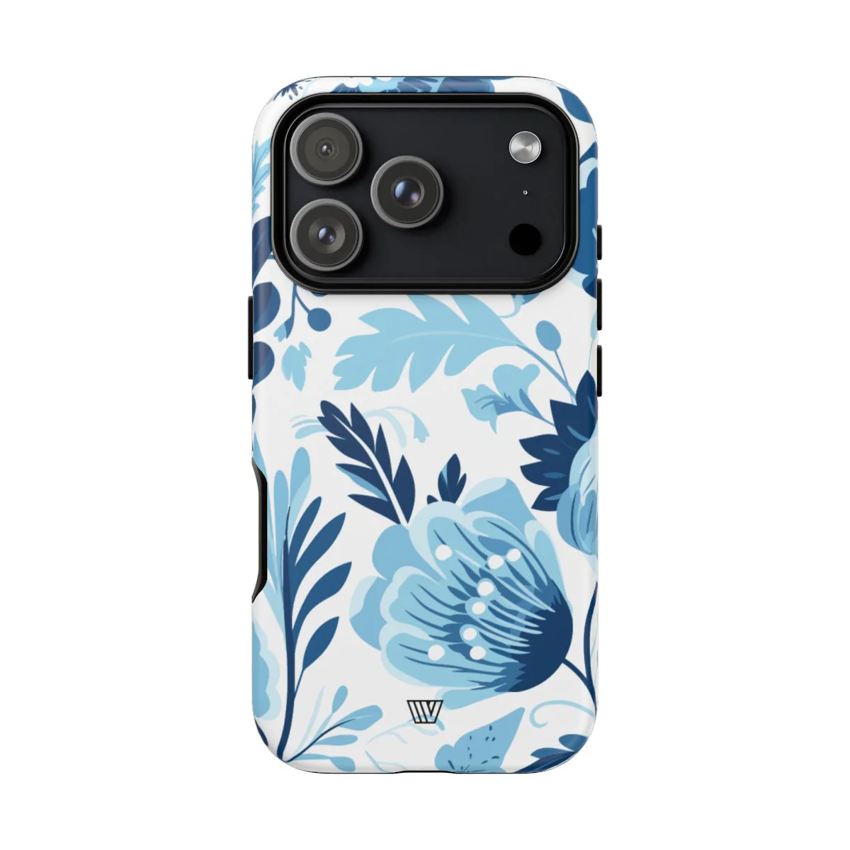 BLUE WHITE FLOWERS | Tough Phone Case - Image 72
