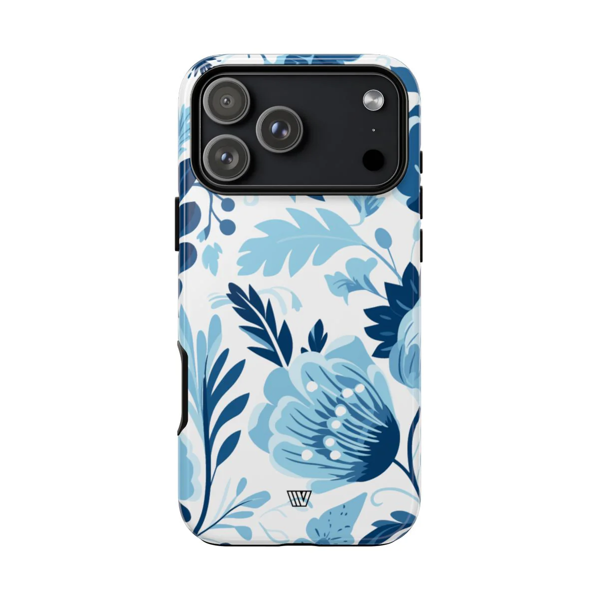 BLUE WHITE FLOWERS | Tough Phone Case - Image 73