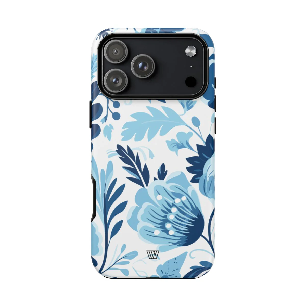 BLUE WHITE FLOWERS | Tough Phone Case - Image 74