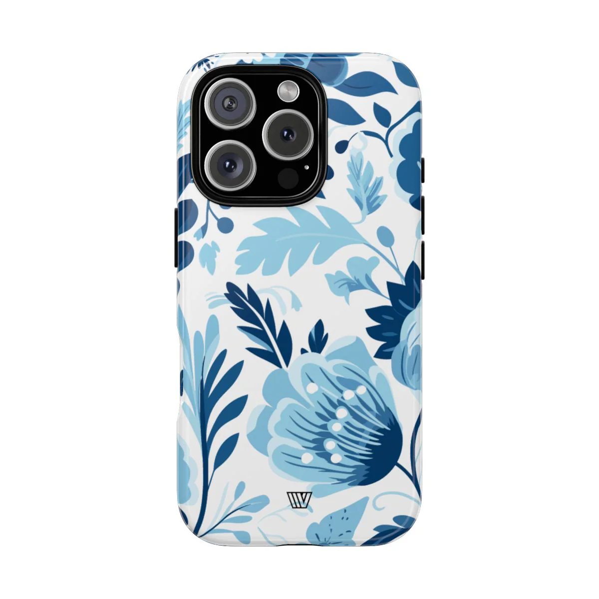 BLUE WHITE FLOWERS | Tough Phone Case - Image 75