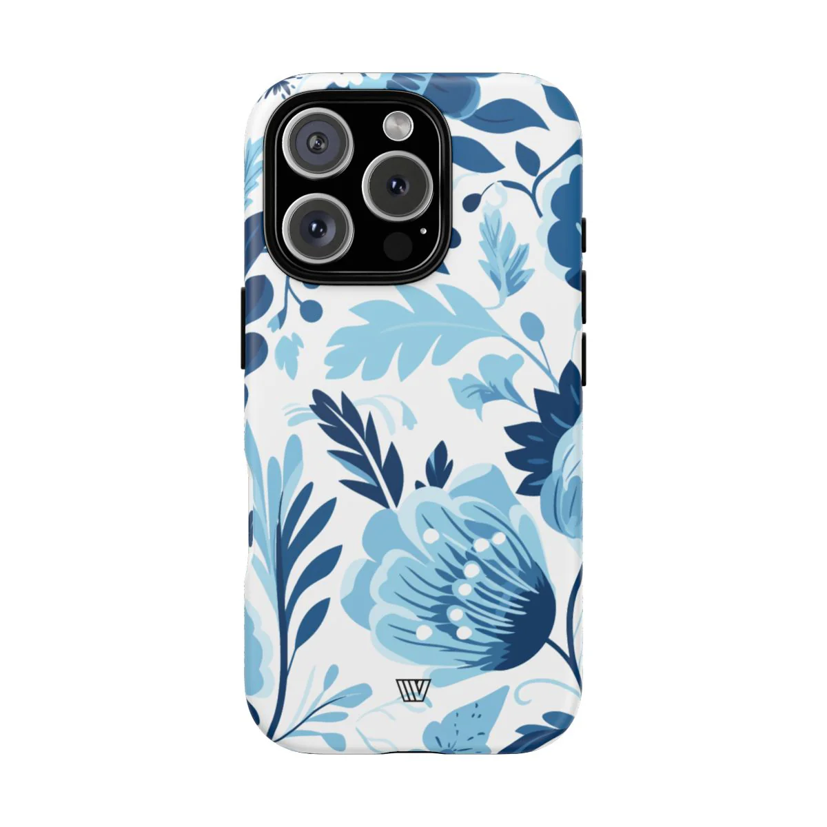 BLUE WHITE FLOWERS | Tough Phone Case - Image 76