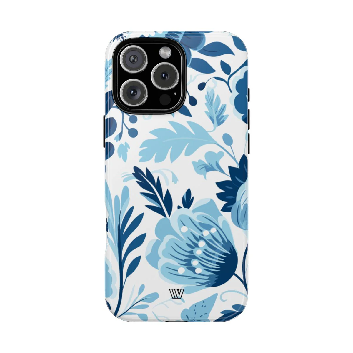 BLUE WHITE FLOWERS | Tough Phone Case - Image 77