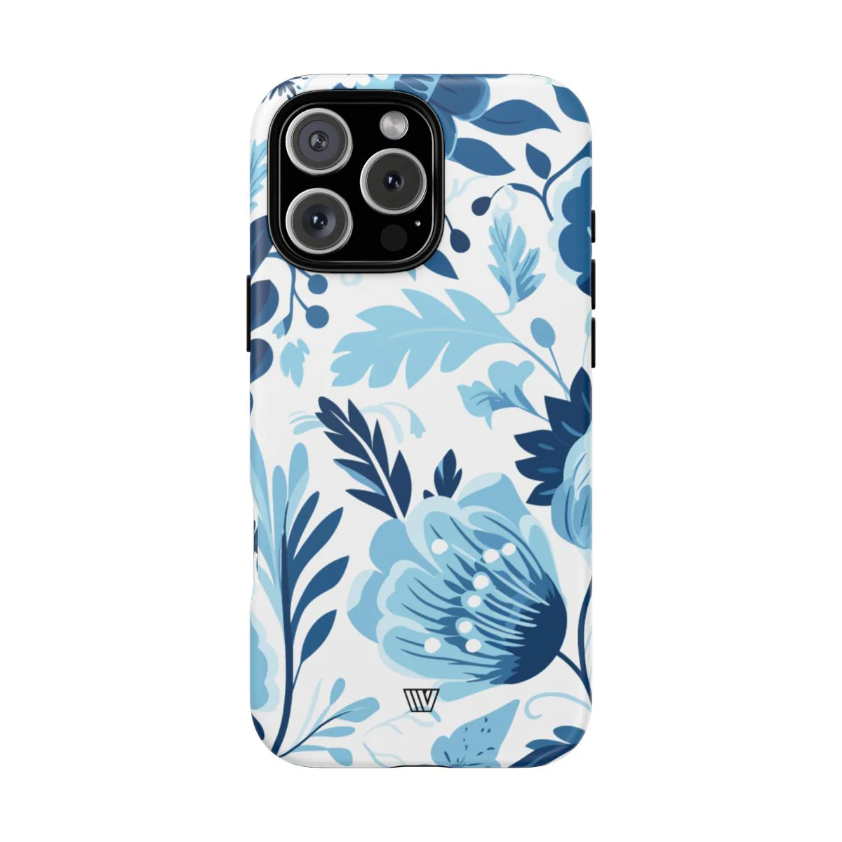 BLUE WHITE FLOWERS | Tough Phone Case - Image 78