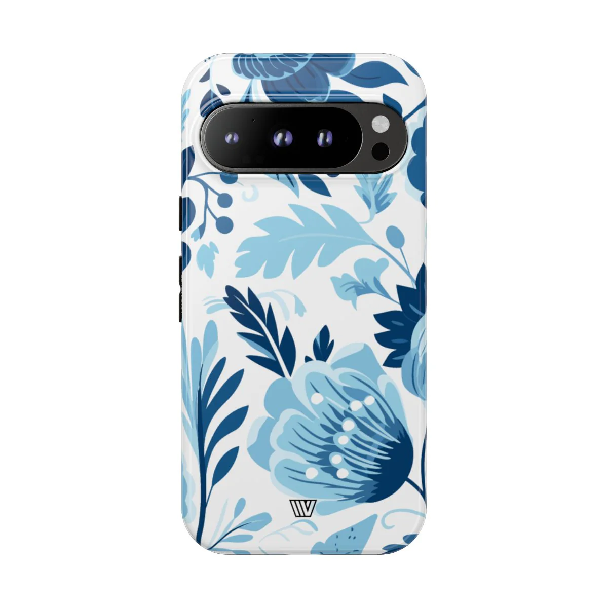 BLUE WHITE FLOWERS | Tough Phone Case - Image 84