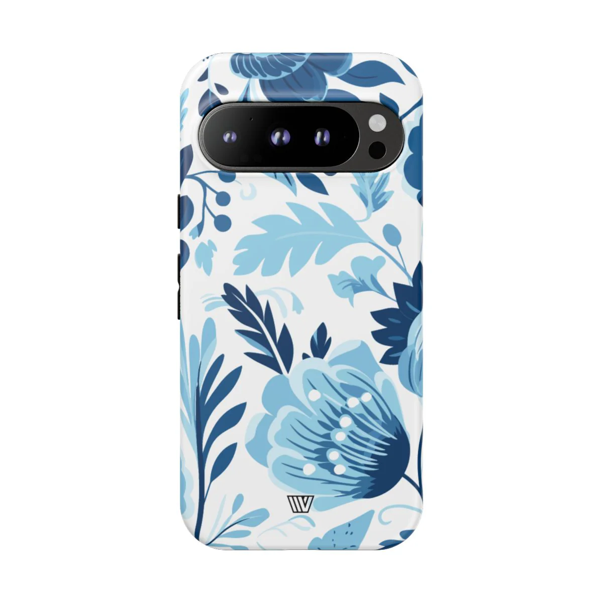 BLUE WHITE FLOWERS | Tough Phone Case - Image 85
