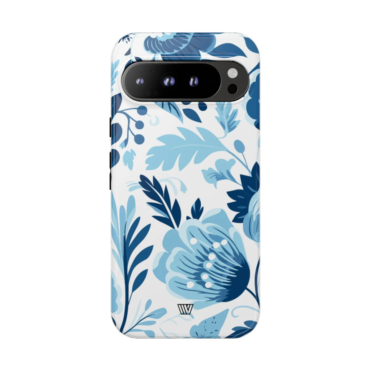 BLUE WHITE FLOWERS | Tough Phone Case - Image 86