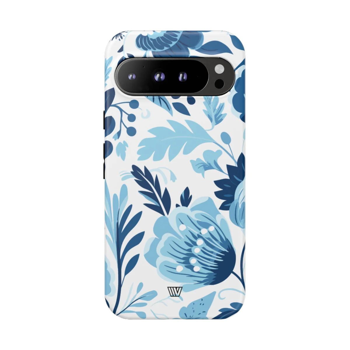 BLUE WHITE FLOWERS | Tough Phone Case - Image 87
