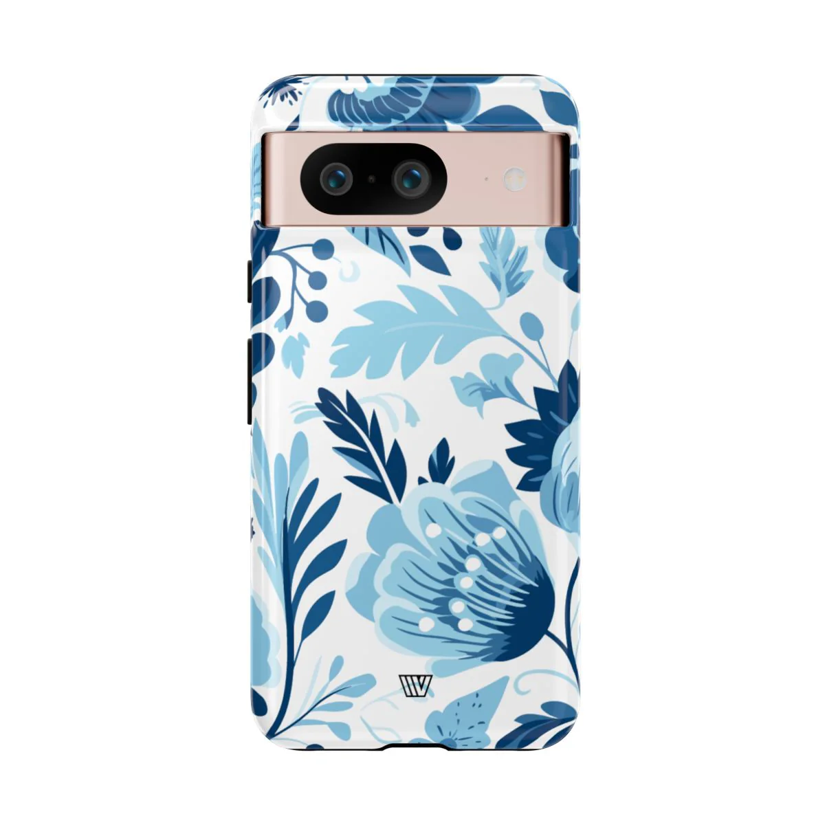 BLUE WHITE FLOWERS | Tough Phone Case - Image 88
