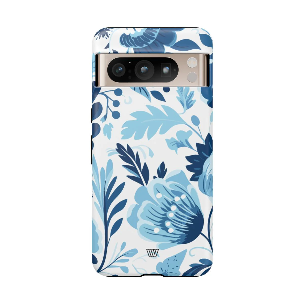 BLUE WHITE FLOWERS | Tough Phone Case - Image 91