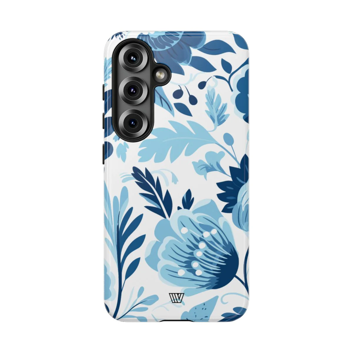 BLUE WHITE FLOWERS | Tough Phone Case - Image 92