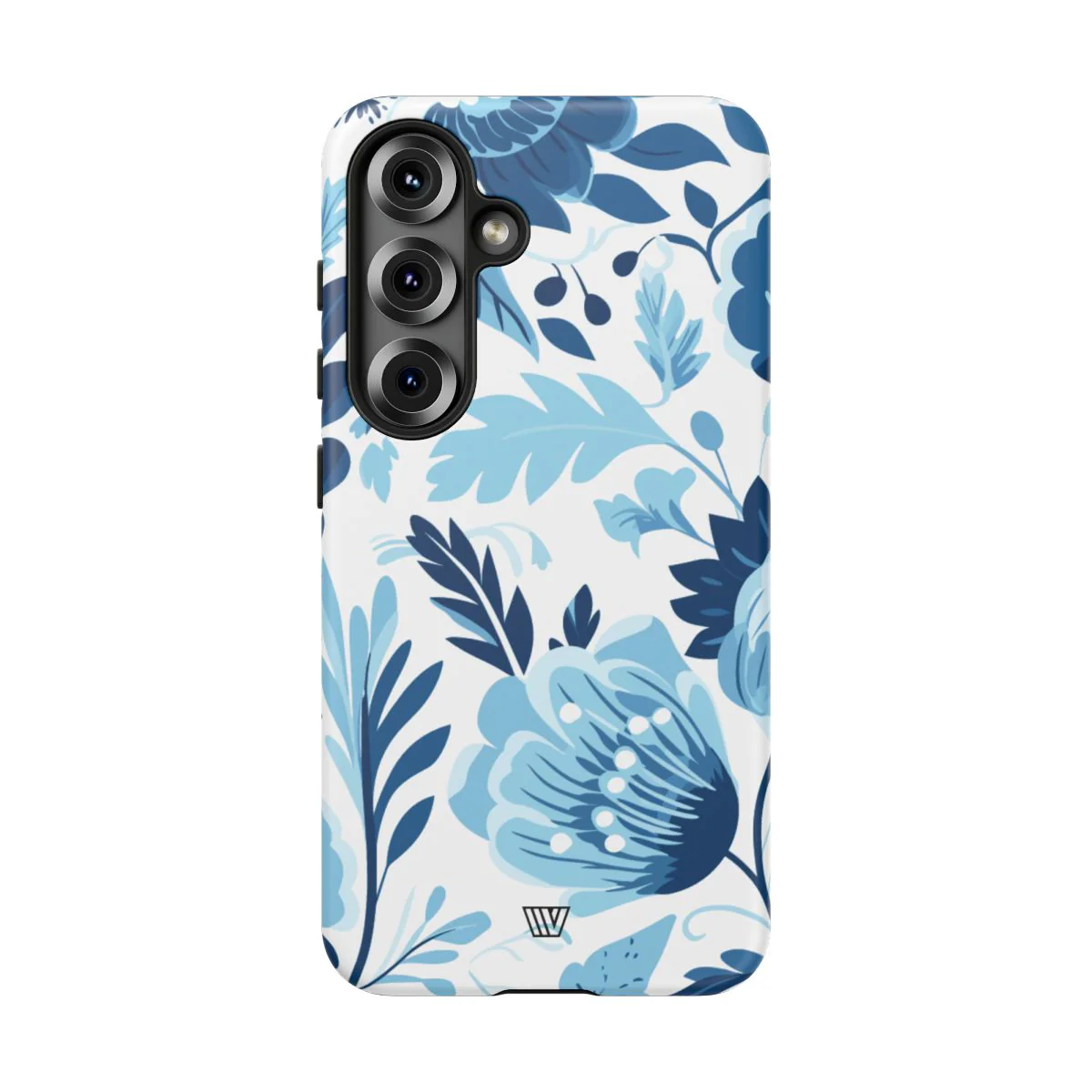 BLUE WHITE FLOWERS | Tough Phone Case - Image 93