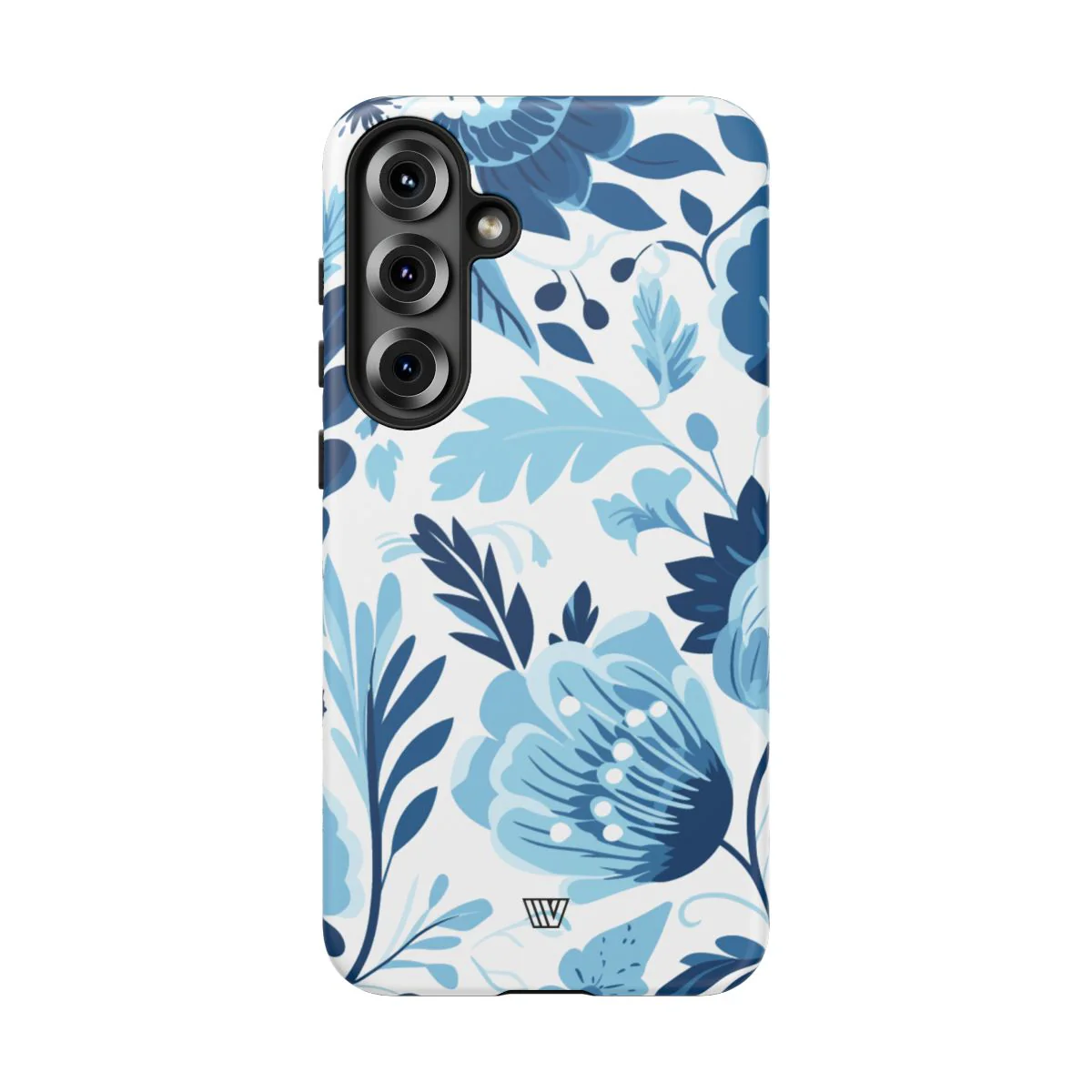 BLUE WHITE FLOWERS | Tough Phone Case - Image 95